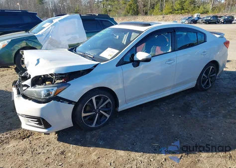 2021 Subaru Impreza Sport z USA, uszkodzony, nr VIN 4S3GKAM64M3601431